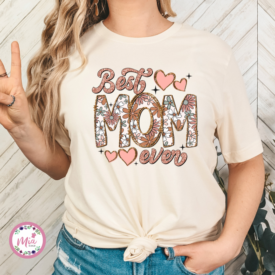 Best Mom Ever Boho Tee