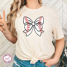 Load image into Gallery viewer, Baseball Bow Tee
