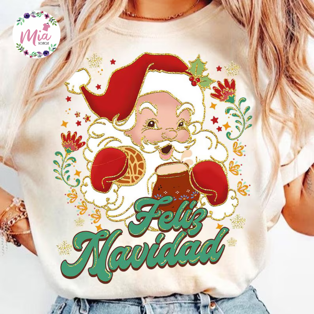 Feliz Navidad Santa Tee