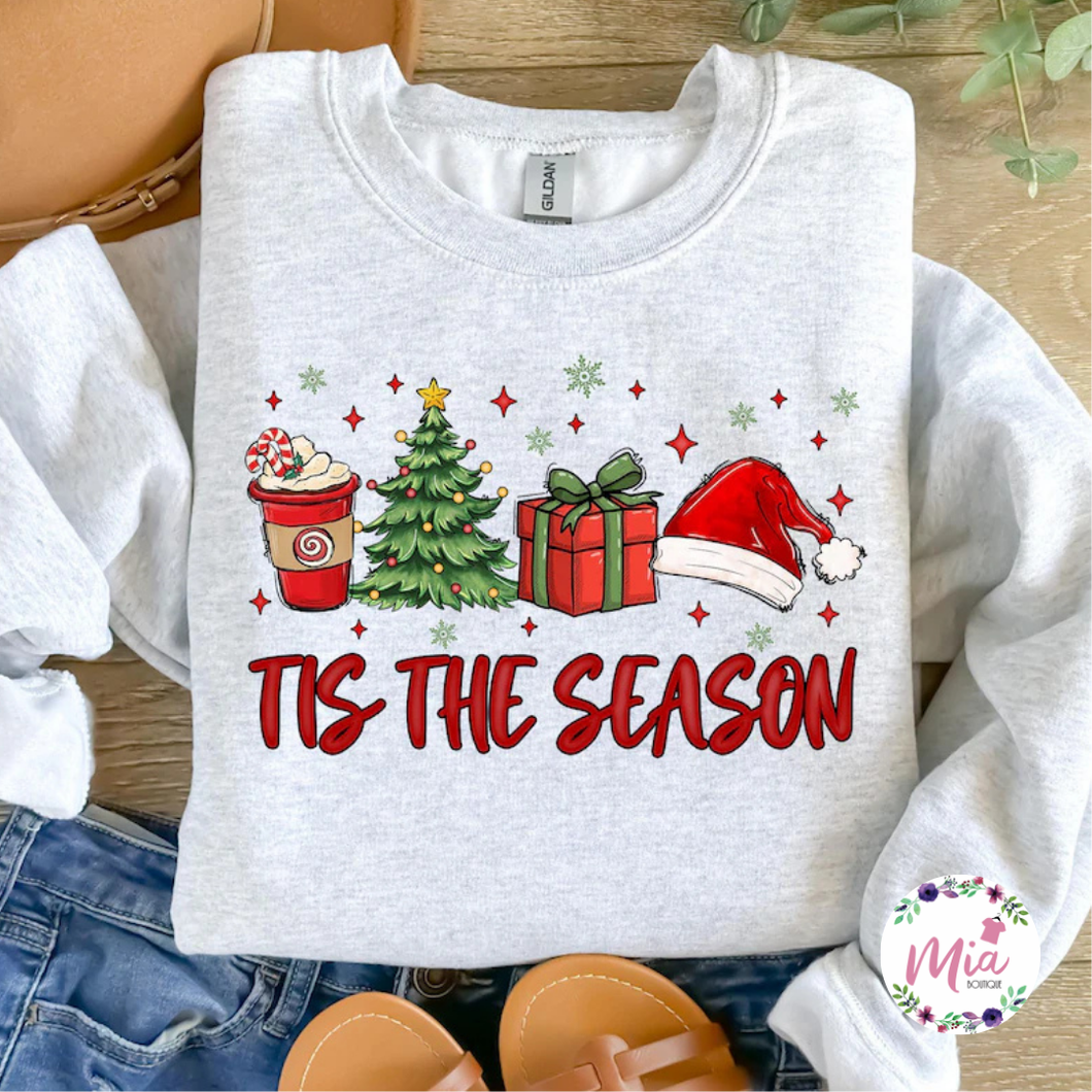 Tis The Season Santa Crewneck