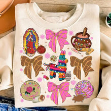 Load image into Gallery viewer, Pan Dulce Coquette Bows Crewneck
