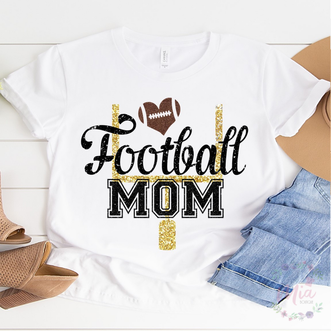 Football Mom Heart