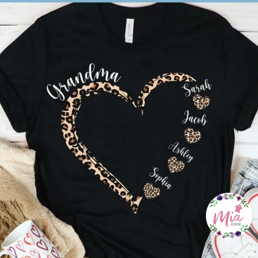 Leopard Customized Heart