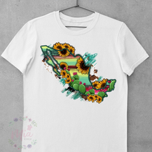 Load image into Gallery viewer, Sunflower Cactus Mexico Map Tee
